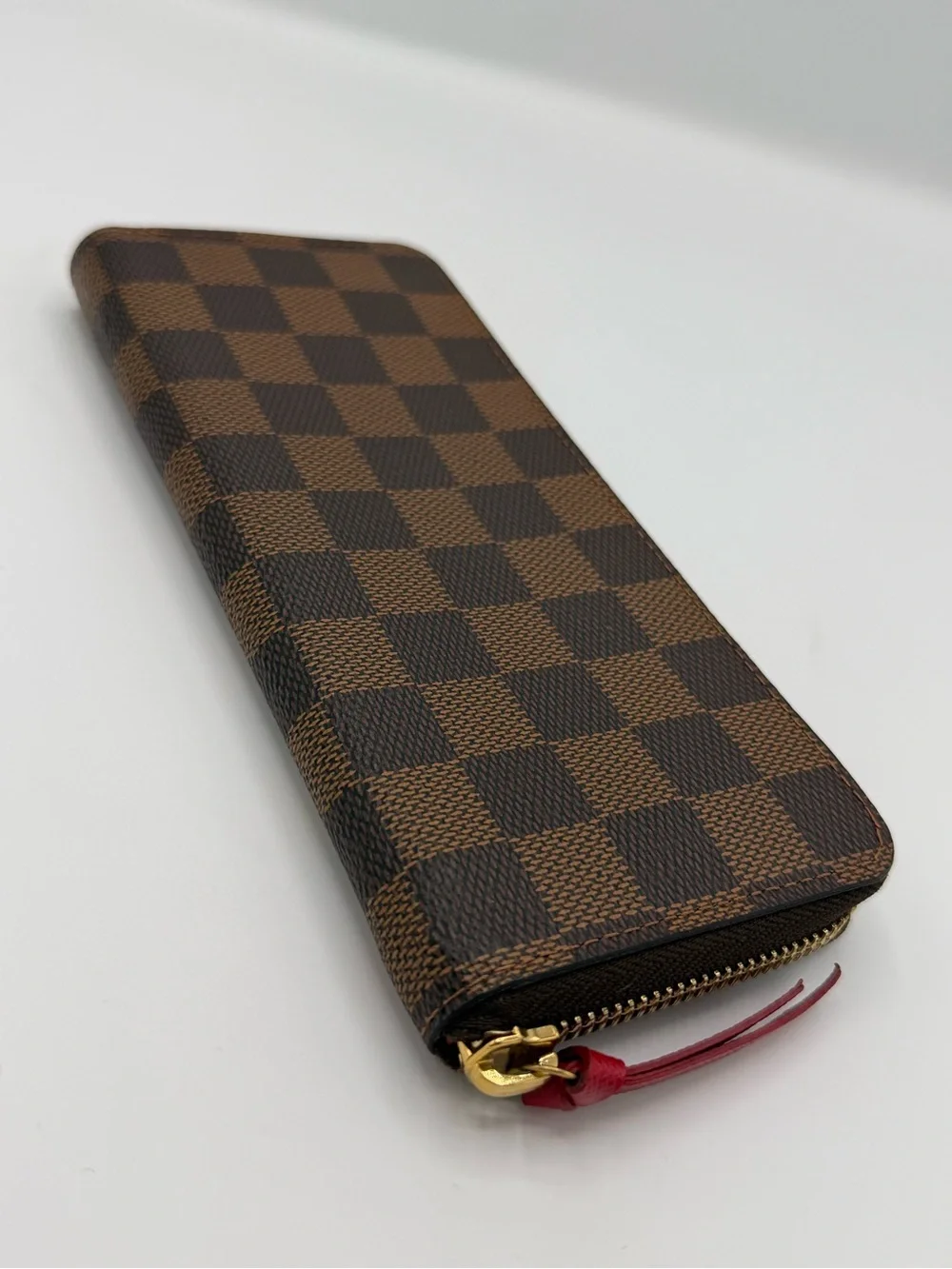 Louis Vuitton Clémence Wallet in Damier Ebene canvas